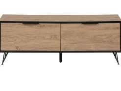 TV-bord HALSTON Brun/sort
