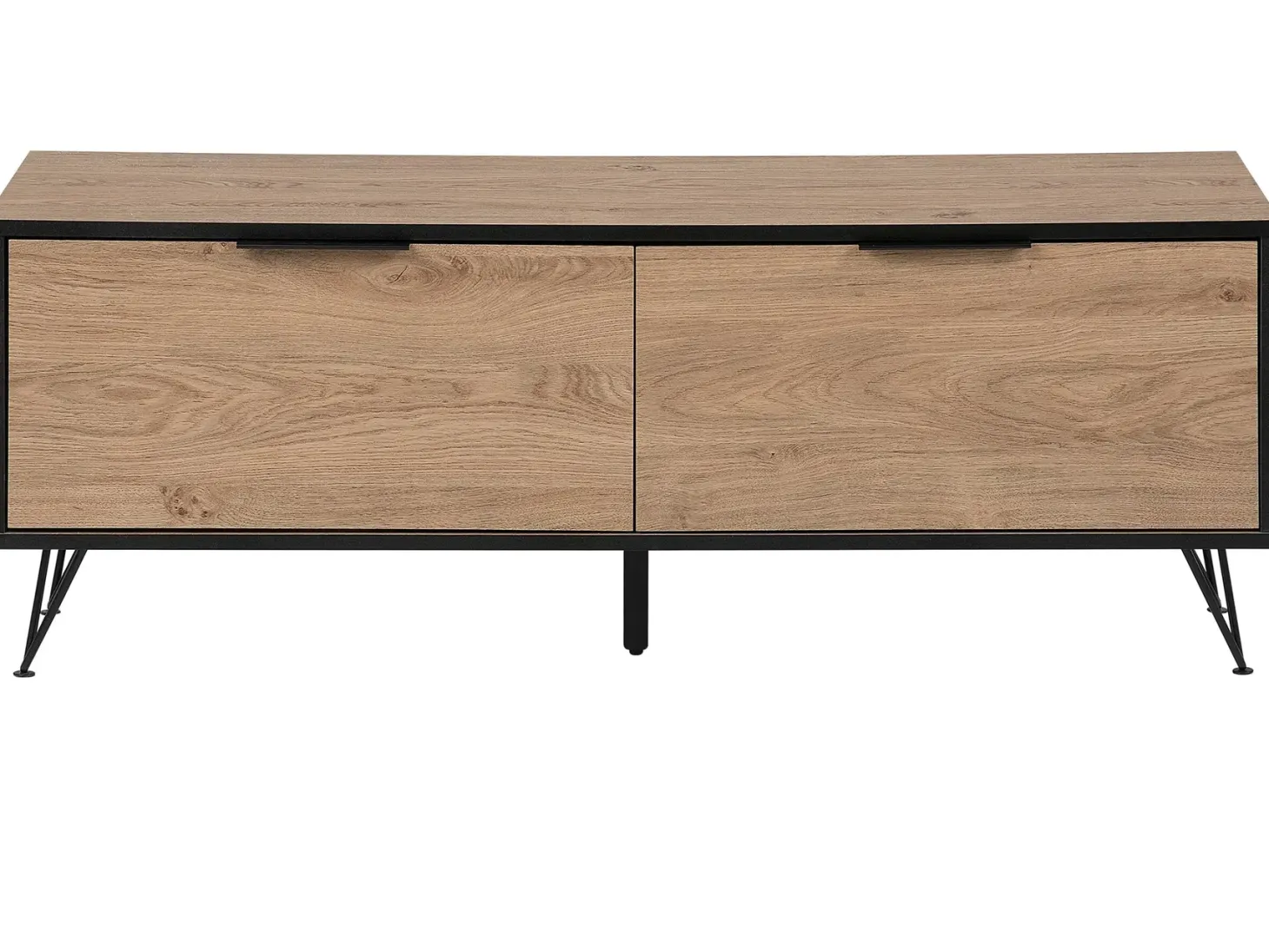 TV-bord HALSTON Brun/sort