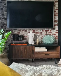 TV-bord JOSE Mørkebrun