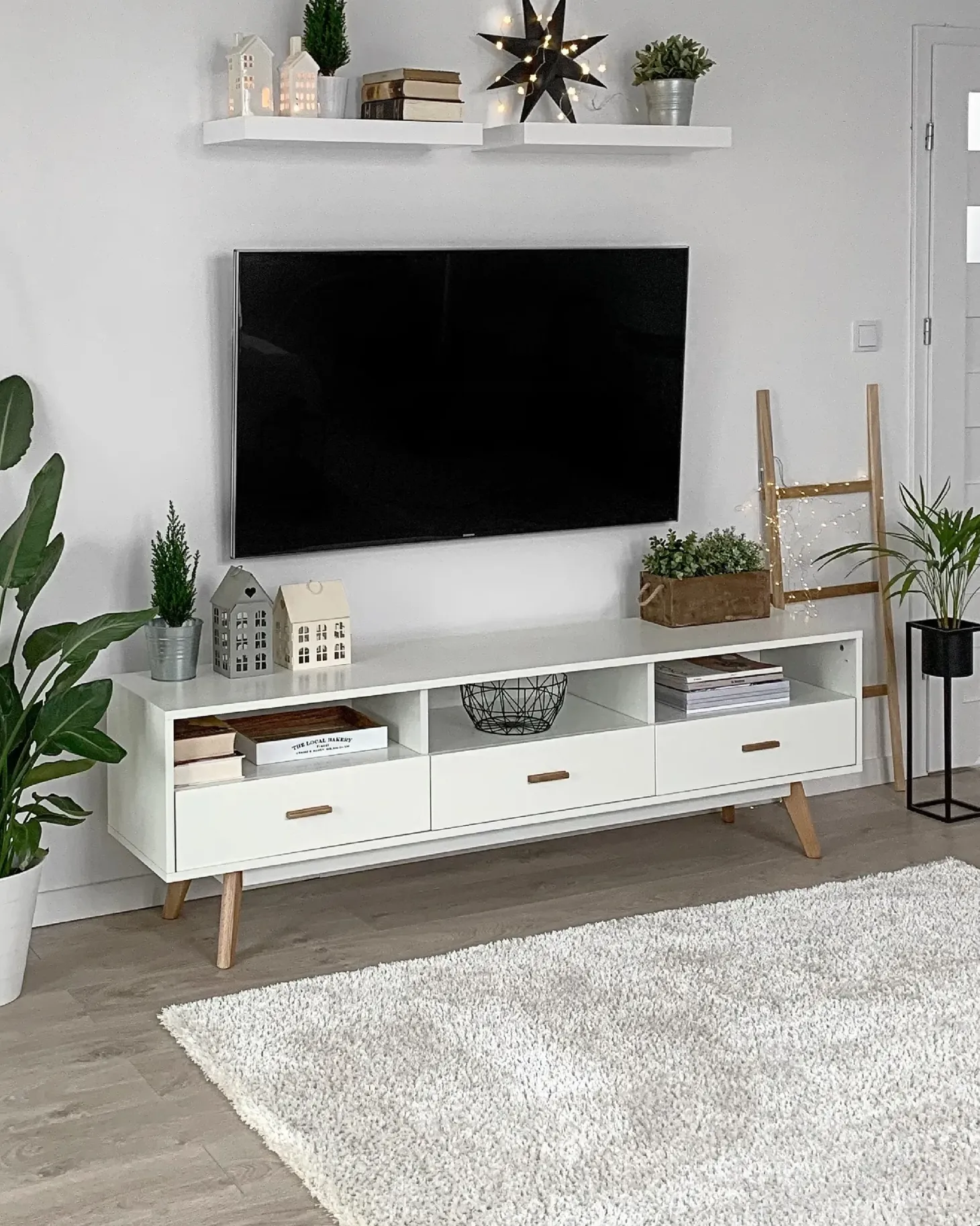 TV-bord LIBERTY Hvid