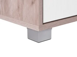 TV-bord LINCOLN Brun/hvid