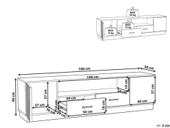 TV-bord MANAIA Brun