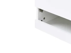 TV-bord med LED EDMONTON Hvid