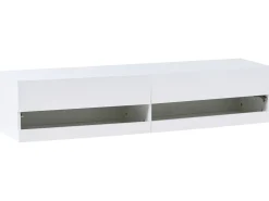 TV-bord med LED EDMONTON Hvid