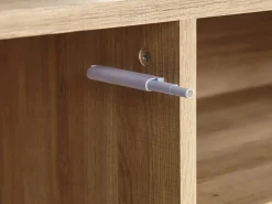 TV-bord MOINES Brun/sort