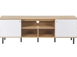 TV-bord PALMER Brun/hvid