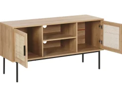 TV-bord PASCO Rattan Lysebrun