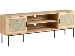 TV-bord PASCO Rattan Lysebrun