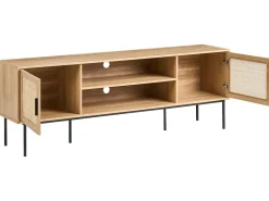 TV-bord PASCO Rattan Lysebrun