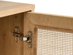TV-bord PASCO Rattan Lysebrun