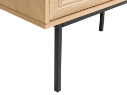 TV-bord PASCO Rattan Lysebrun