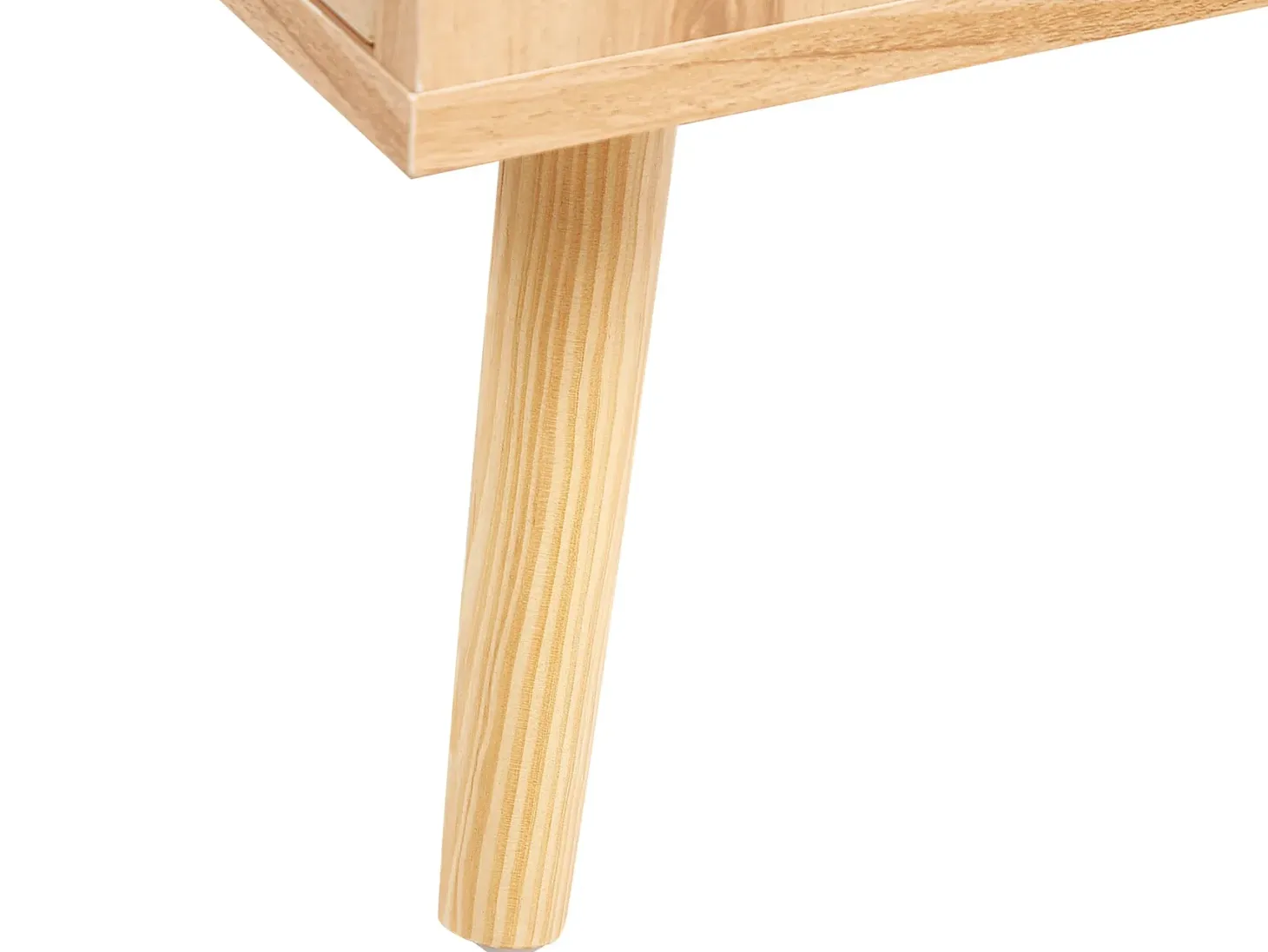 TV-bord PEROTE Rattan Lysebrun