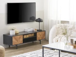 TV-bord SALINA Brun/sort