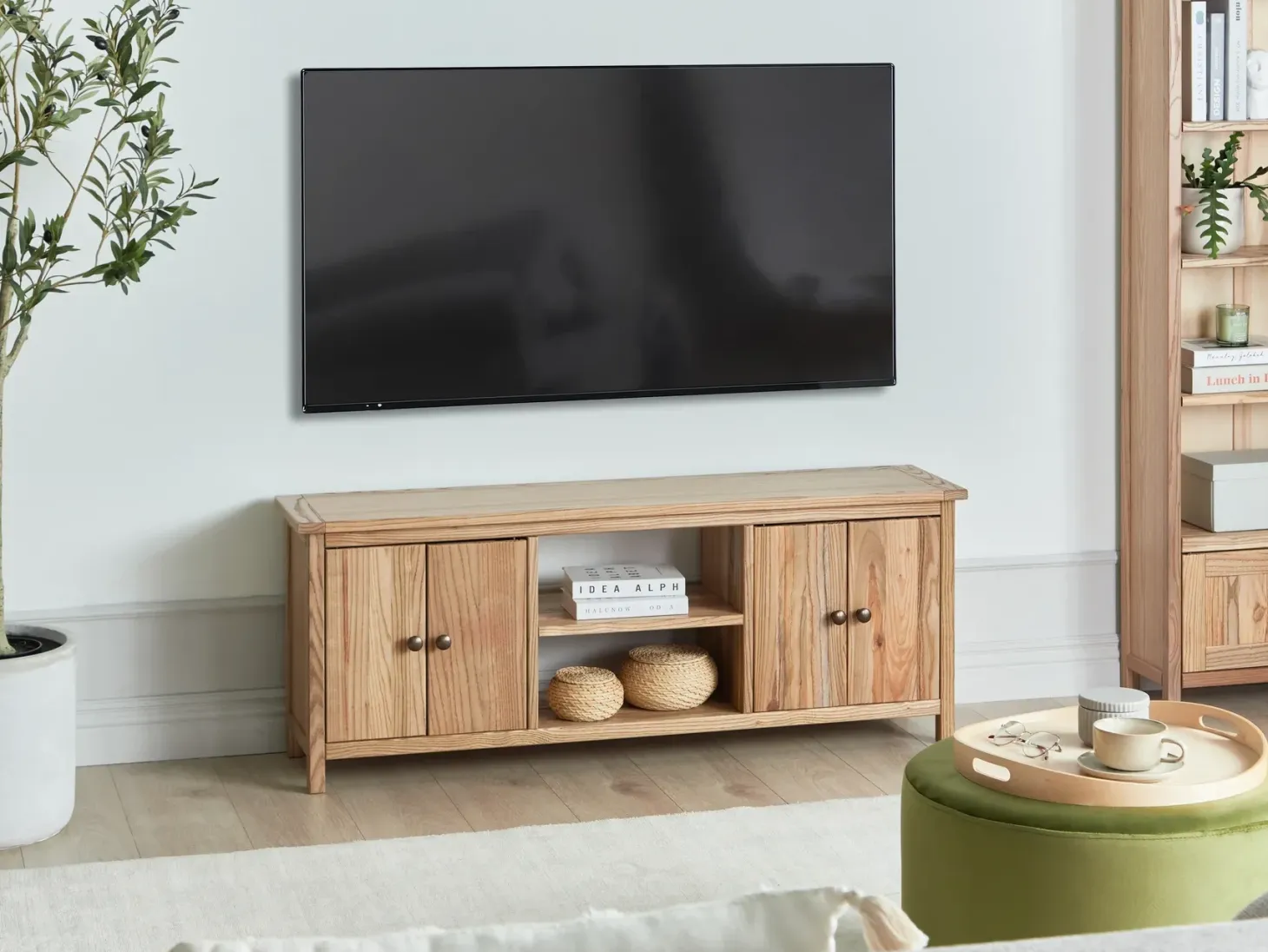 TV-bord SALTON Sassafras træ Brun