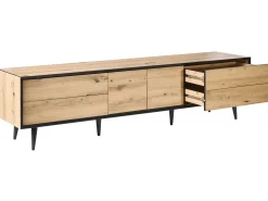 TV-bord SILVERTON Lysebrun