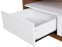 TV-bord SYRACUSE Brun/hvid