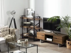 TV-bord TIMBER Mørkebrun