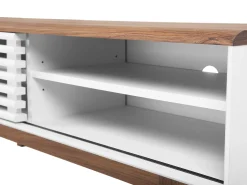 TV-bord TOLEDO II Brun/hvid
