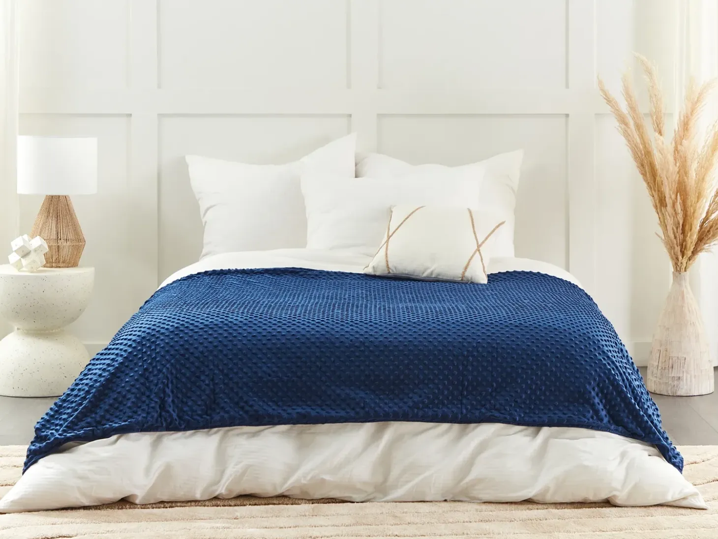 Tyngdetæppe betræk 1000 CALLISTO 135 x 200 cm Navy Blå