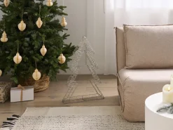 Udendørs dekoration LED AKERAN Juletræ 60 cm Sølv