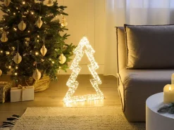 Udendørs dekoration LED AKERAN Juletræ 60 cm Sølv