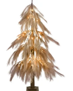 Udendørs dekoration LED BIFROST Juletræ 123 cm Beige