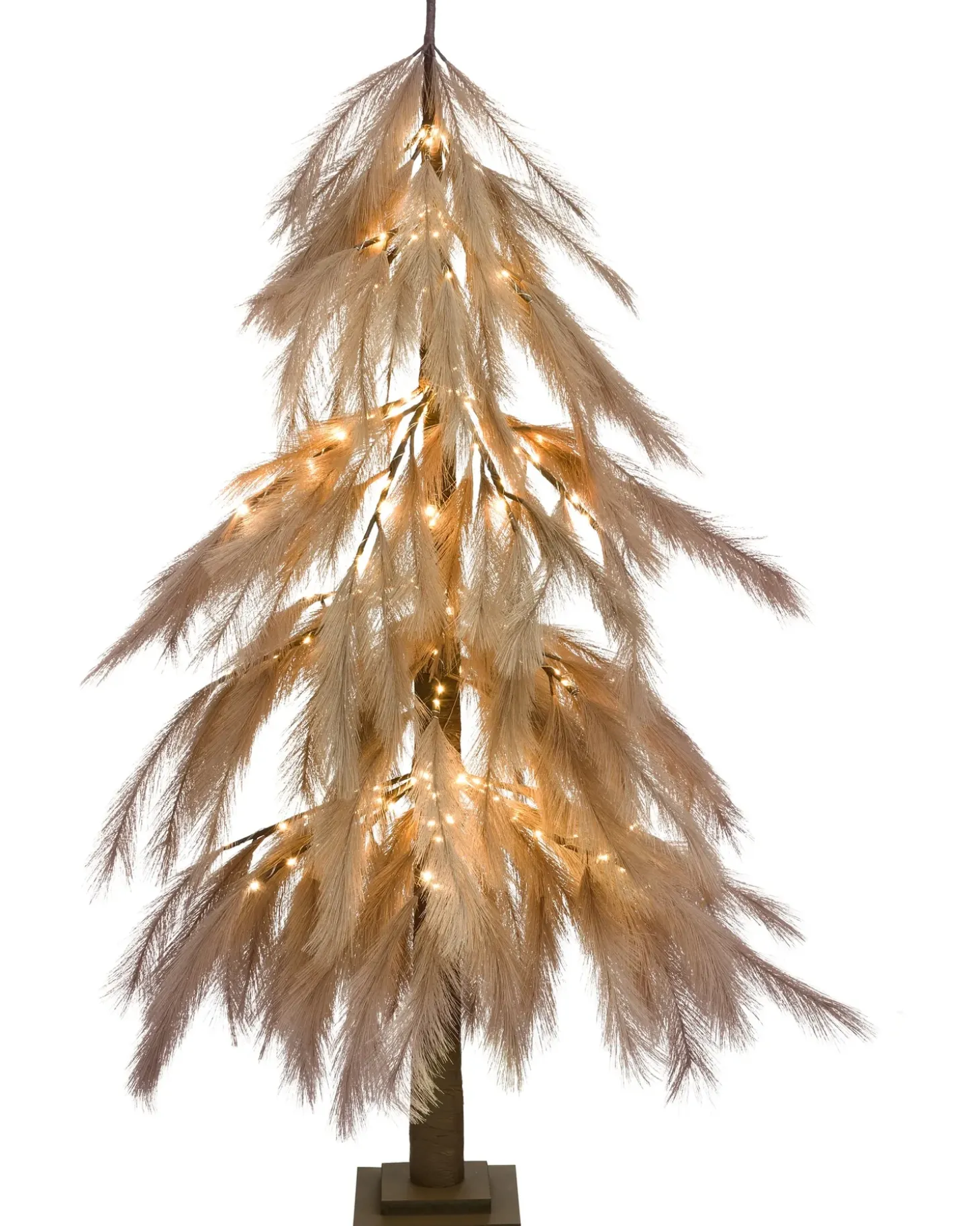 Udendørs dekoration LED BIFROST Juletræ 123 cm Beige