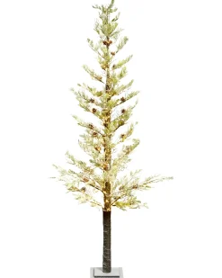 Udendørs dekoration LED GRENIVIK Juletræ 245 cm Hvid