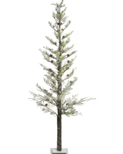 Udendørs dekoration LED GRENIVIK Juletræ 245 cm Hvid
