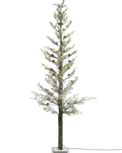 Udendørs dekoration LED GRENIVIK Juletræ 245 cm Hvid
