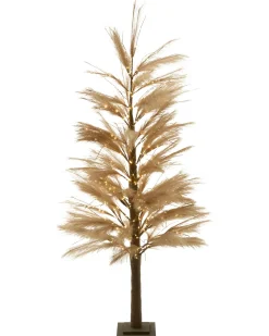 Udendørs dekoration LED HAUGANES Juletræ 190 cm Beige
