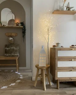Udendørs dekoration LED LAPPI Juletræ 160 cm Hvid