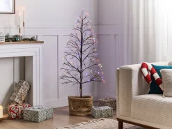 Udendørs dekoration LED LONKARI Træ 150 cm Brun