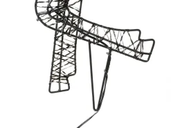 Udendørs dekoration LED RAVSJON Rensdyr 58 cm Sort