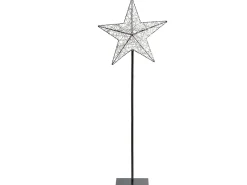 Udendørs dekoration LED SANNAN Stjerne 110 cm Sort