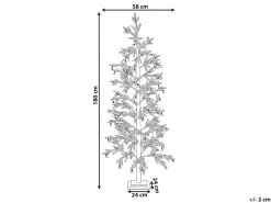 Udendørs dekoration LED TORSA Træ 180 cm Grøn