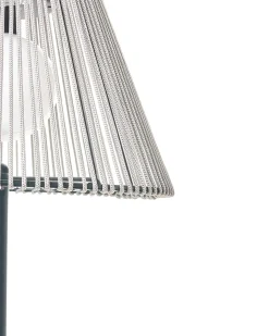 Udendørs solcelle LED-gulvlampe LUETE Grå