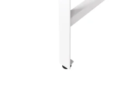 Udendørs barbord MAENZA 120 cm 40 cm Metal Hvid