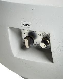 Udendørs gaspejs DAISETU Beton Lysegrå