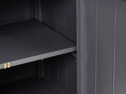Udendørs køkkensæt i 4 dele med håndvask VIGGIANO Grafit Metal