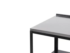Udendørs køkkensæt i 3 dele med håndvask VILAMA Sort Metal