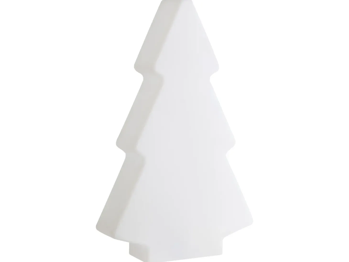 Udendørs LED-gulvlampe FINNAN Juletræ 83 cm Hvid