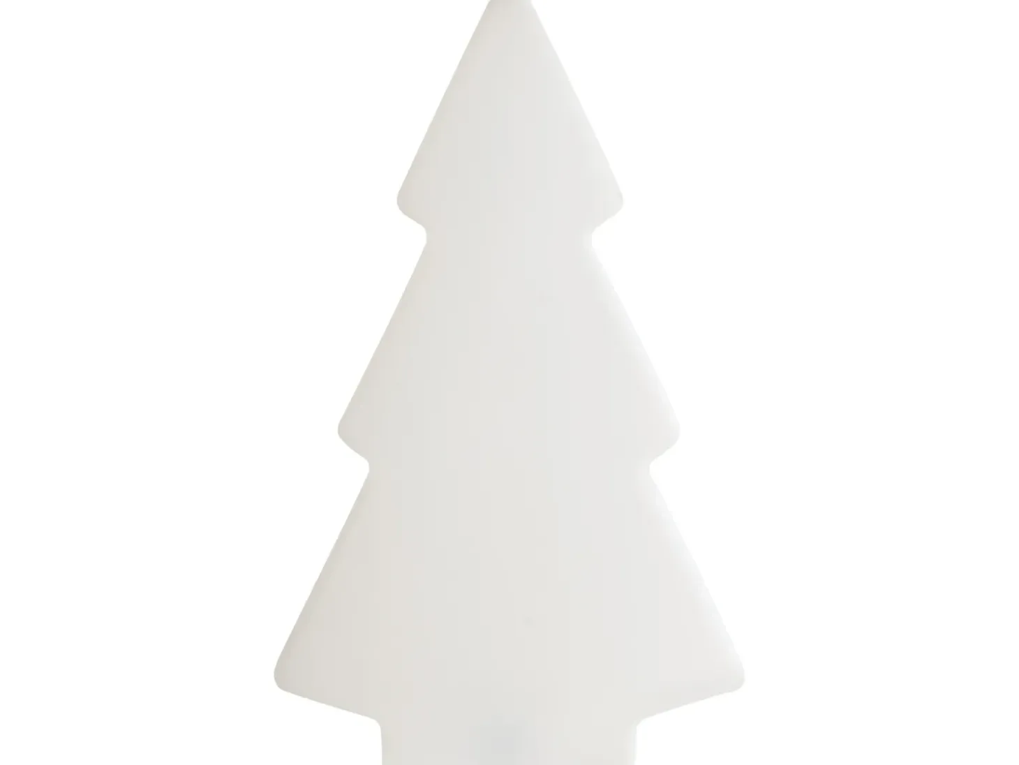 Udendørs LED-gulvlampe FINNAN Juletræ 83 cm Hvid