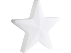 Udendørs LED-gulvlampe OLSAN Stjerne 76 cm Hvid