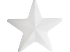 Udendørs LED-gulvlampe OLSAN Stjerne 76 cm Hvid