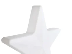 Udendørs LED-gulvlampe OLSAN Stjerne 76 cm Hvid