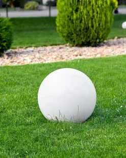 Udendørs LED-kuglelampe JOCOY Med fjernbetjening Hvid