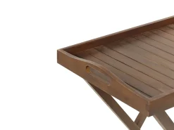 Udendørs sidebord AMANTEA Akacietræ Mørkebrun Foldbar