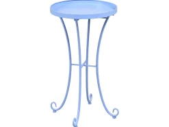Udendørs sidebord CAVINIA 40 cm 40 cm Metal Himmelblå