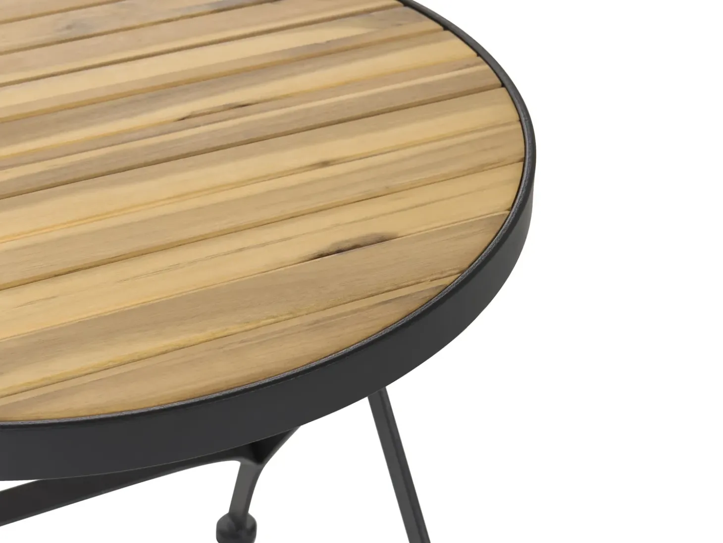 Udendørs sidebord LASCARI 45 cm 45 cm Akacietræ Lysebrun